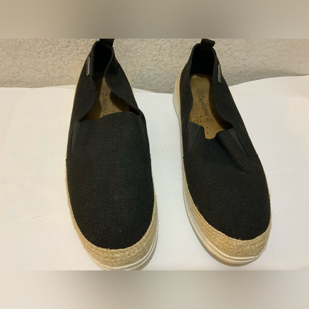 Bearpaw Black Slip-on Loafers US Women's Size 10